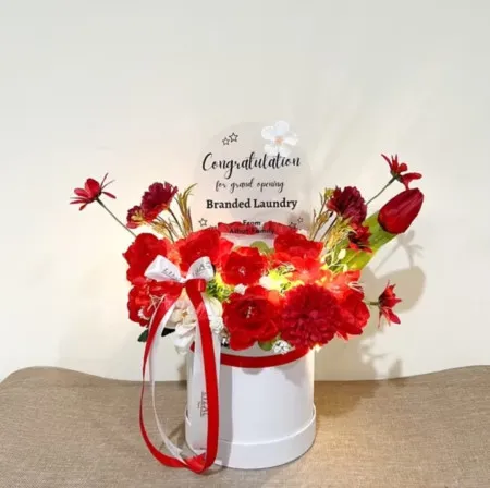 Bloom Box Akrilik Ucapan Grand Opening Pakpak Bharat