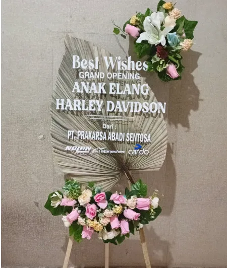 Papan Akrilik Ucapan Grand Opening Pakpak Bharat